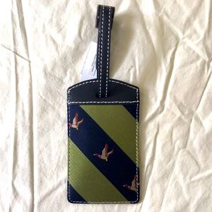 J.Crew Tie Silk Luggage Tag